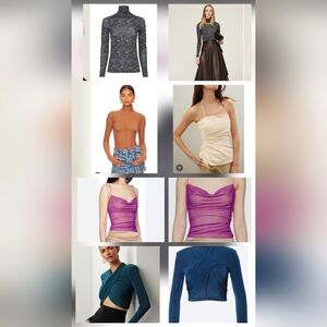 RTR A.L.C Ulla Johnson Afrm Bordot Lot Repair S small Bundle Designer Tops